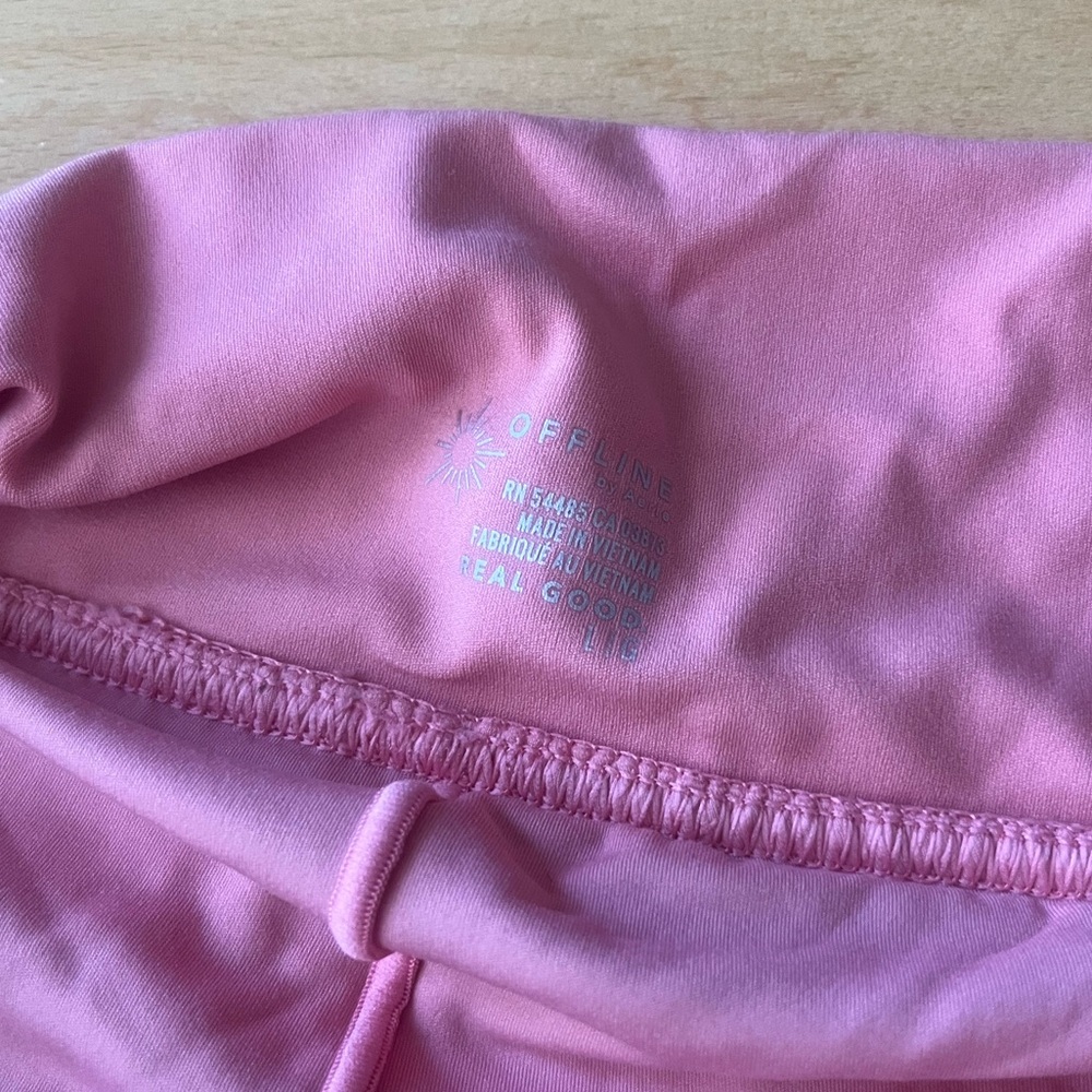 NWOT Offline by Aerie Keep It Cool Strawberry Mist Pleated Tennis Skirt/Skort - Picture 4 of 5